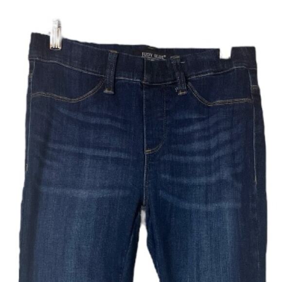Judy Blue Jeans Skinny Fit Ankle Mid Rise Stretch Dark Wash Women’s Size 5/27 - Picture 3 of 7
